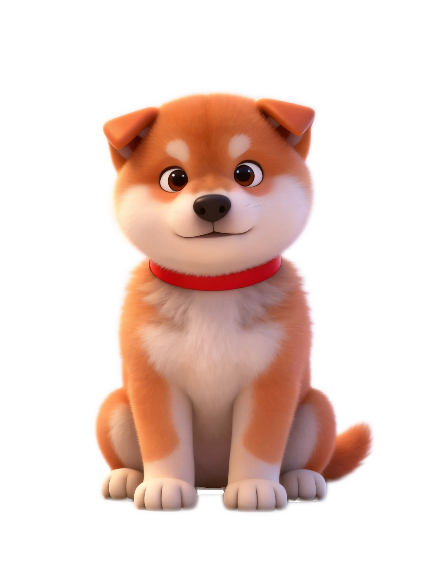 橘白柴犬